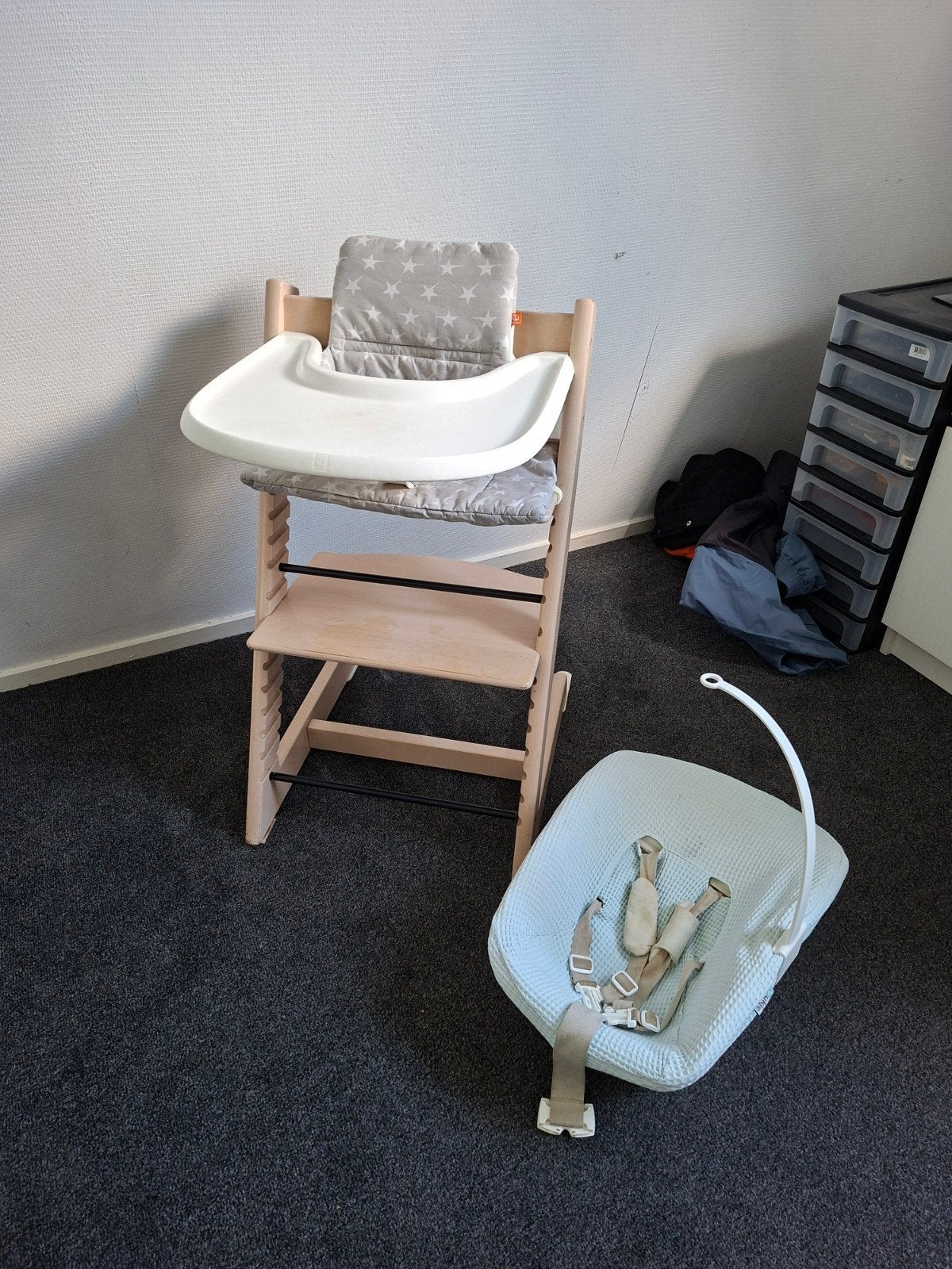 trip trap stoel compleet stokke, Ophalen, Gebruikt, Meegroeistoel