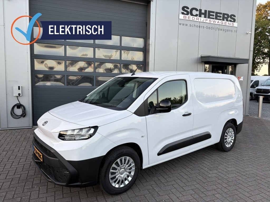 Toyota PROACE CITY Electric 50 kWh Long | 3-pers | Camera |, Auto's, Automaat, Gebruikt, 750 kg, Wit
