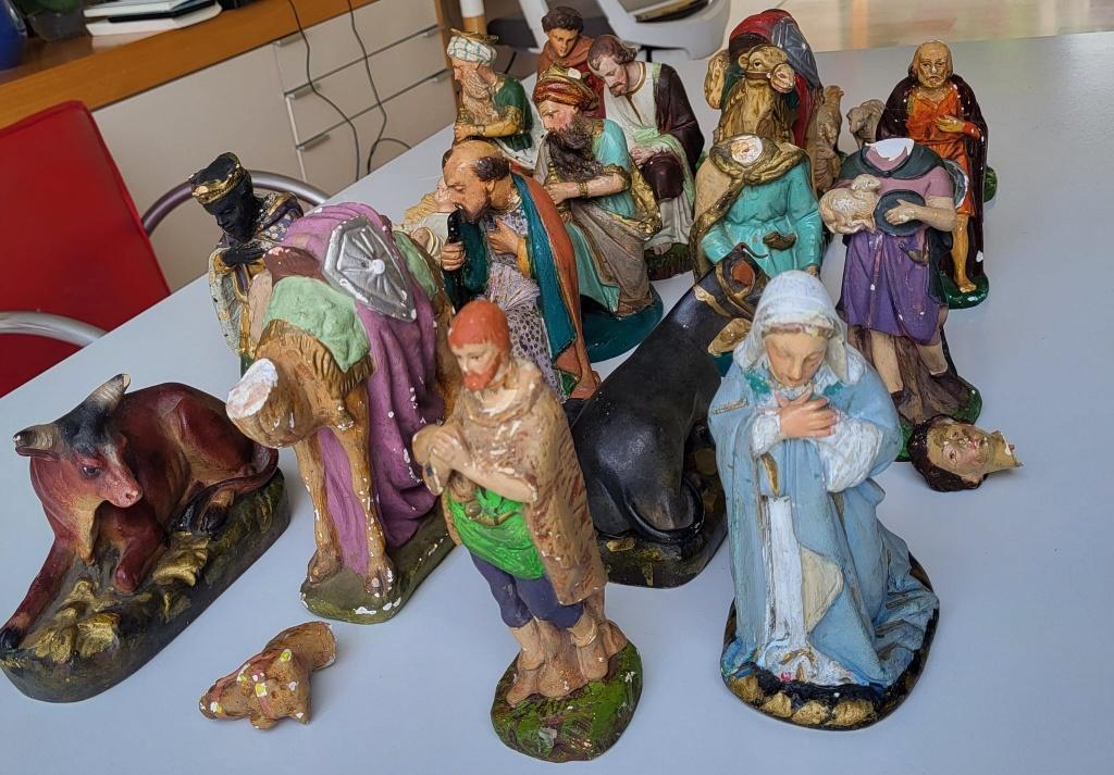 Kerststal beeldjes, Ophalen, Gebruikt