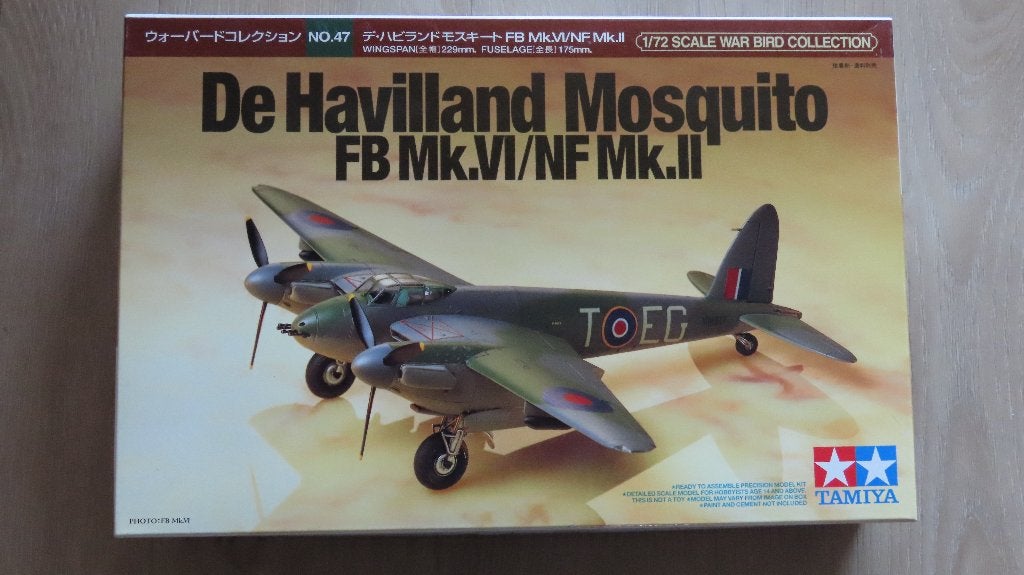 Dehavilland Mosquito FB.MkVI/NF Mk.II Tamiya 1/72, Overige merken, 1:72 tot 1:144, Nieuw, Ophalen of Verzenden