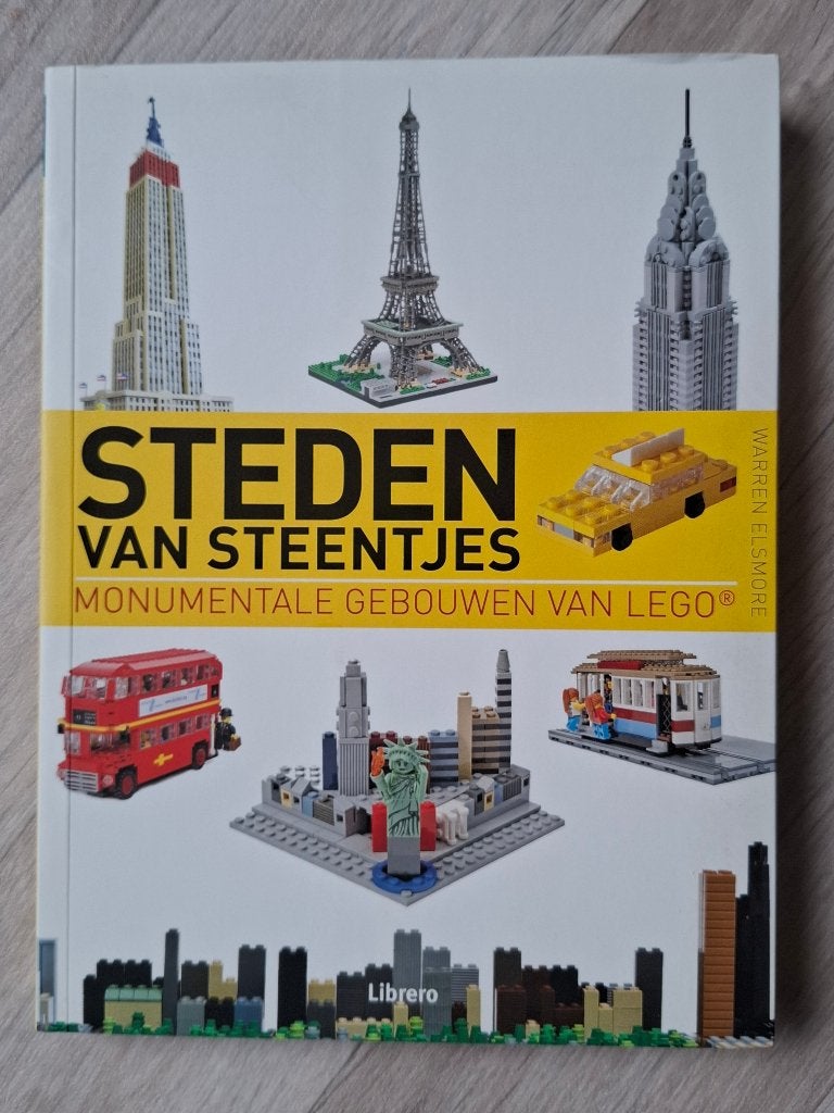 Steden van Steentjes LEGO boek, Ophalen of Verzenden, Zo goed als nieuw, Overige onderwerpen, Geschikt voor kinderen