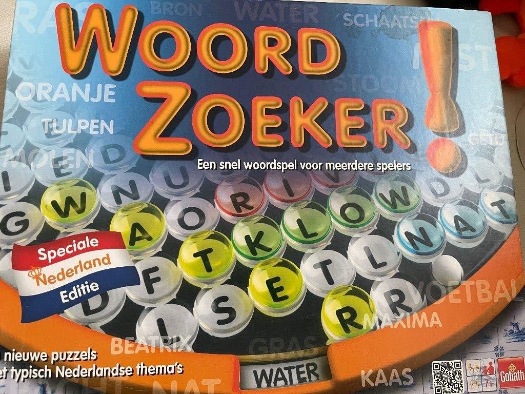 Woordzoeker Bordspel speciale Nederlandse editie (Goliath), Drie of vier spelers, Ophalen of Verzenden, Zo goed als nieuw, Goliath