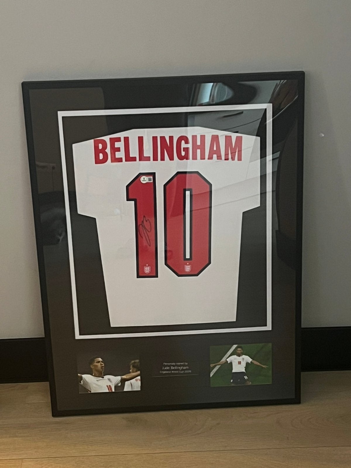 Jude Bellingham Engeland WK 2026 met Beckett Coa, Ophalen, Zo goed als nieuw, Buitenlandse clubs, Shirt