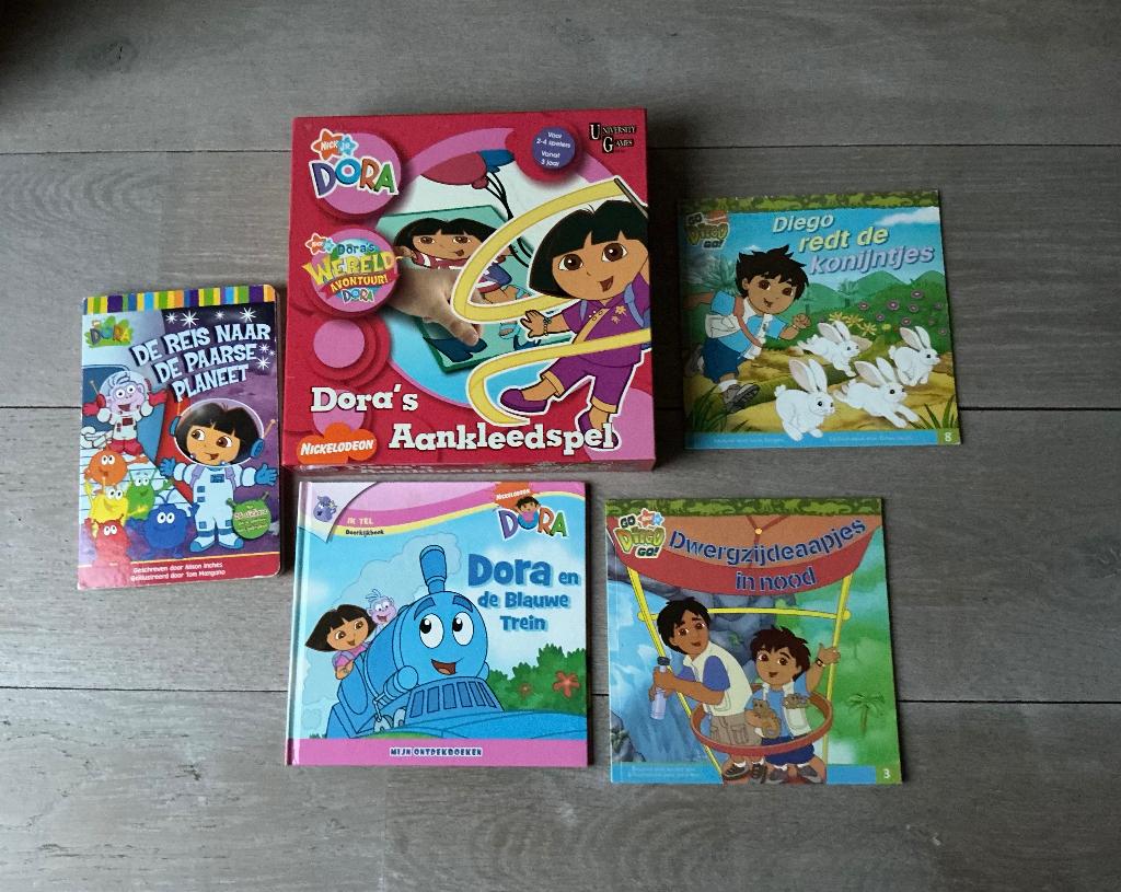 Dora en Diego pakket, Kinderen en Baby's, Speelgoed | Educatief en Creatief, Taal en Lezen, Ontdekken, Ophalen of Verzenden