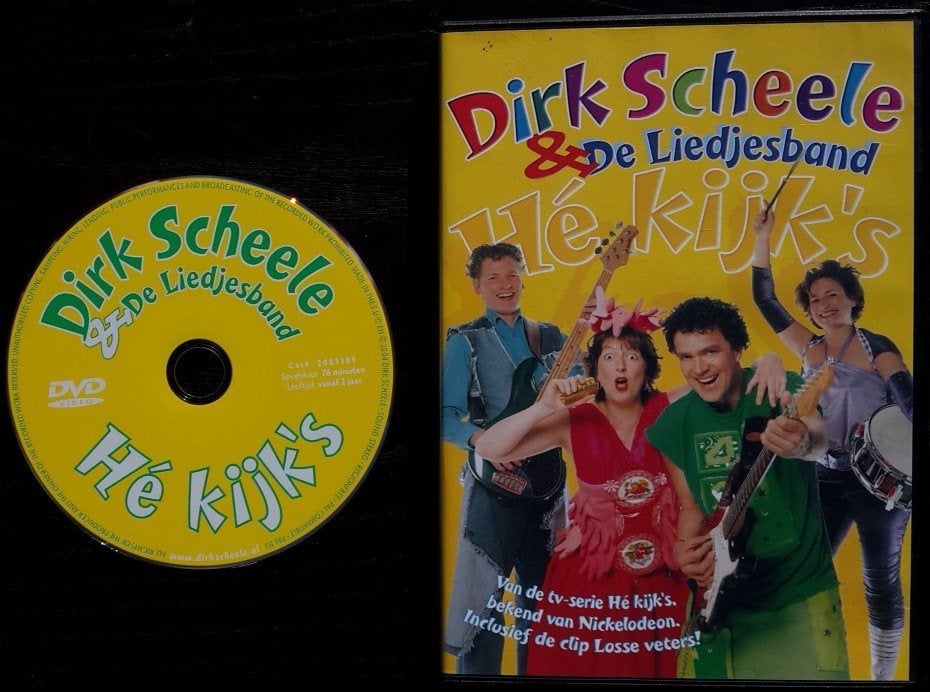 DVD - Dirk Scheele & de Liedjesband - He Kijk s, Cd's en Dvd's, Show, Alle leeftijden, Zo goed als nieuw, Familie