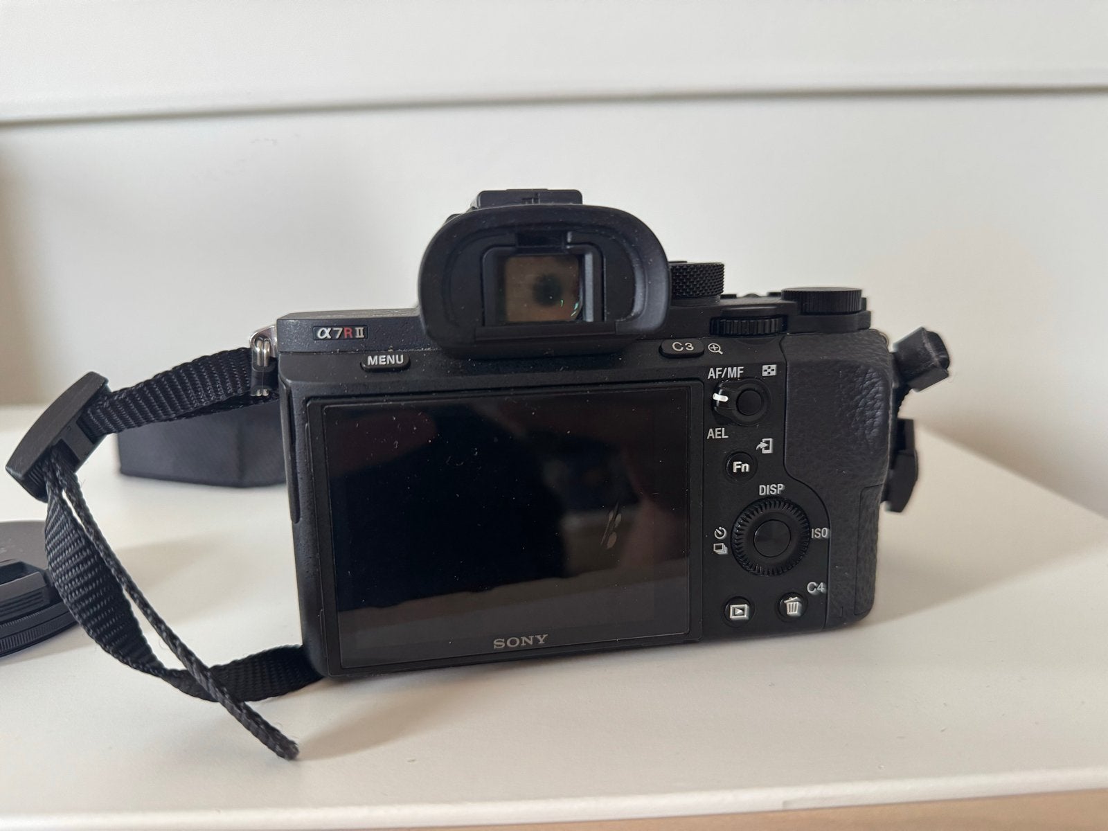 Sony A7R II met Sony 20mm f1.8 G Master lens, Ophalen, Beeldstabilisatie, Zo goed als nieuw, Accu