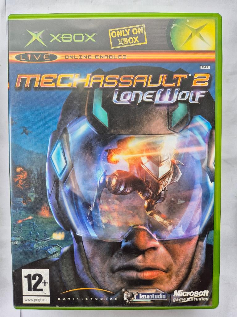 MECHASSAULT 2 lone wolf, Spelcomputers en Games, Games | Xbox Original, Gebruikt, 1 speler, Ophalen of Verzenden, Vanaf 3 jaar