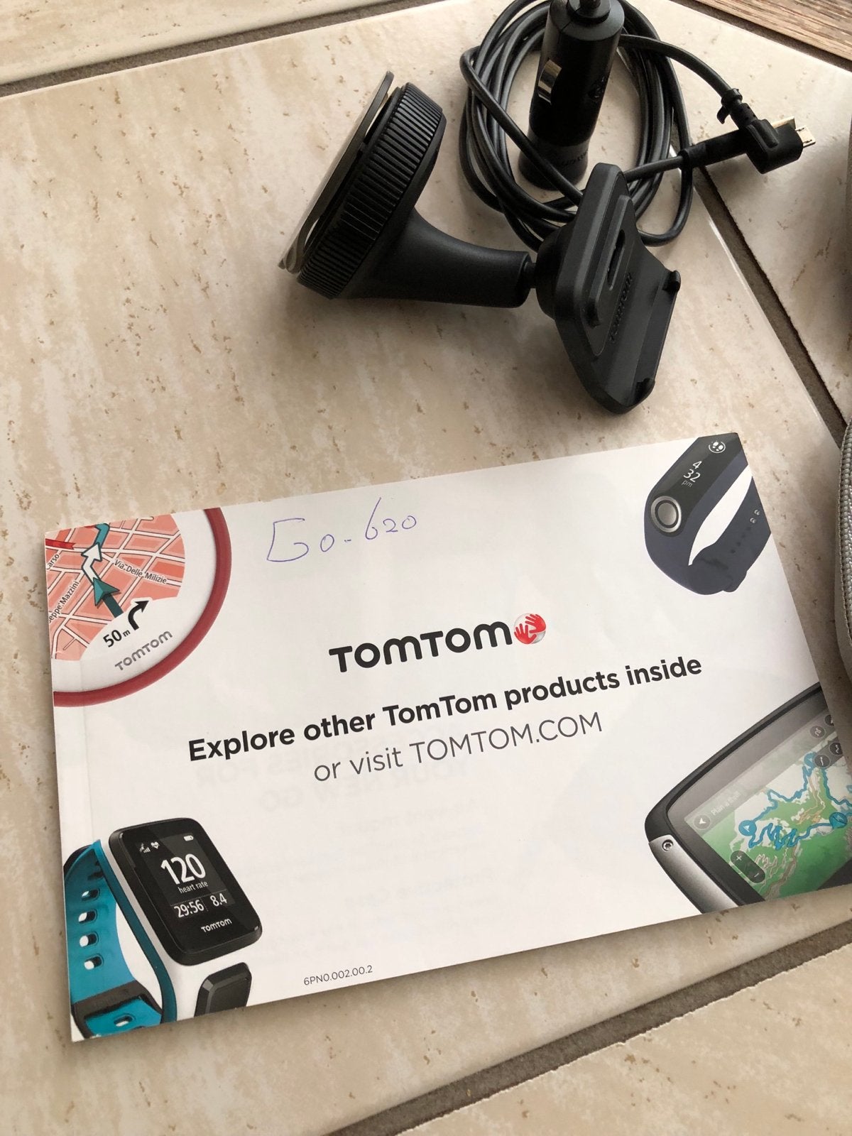 TomTom Go 620 Wereld - Gratis Kaarten, Ophalen of Verzenden, Gebruikt