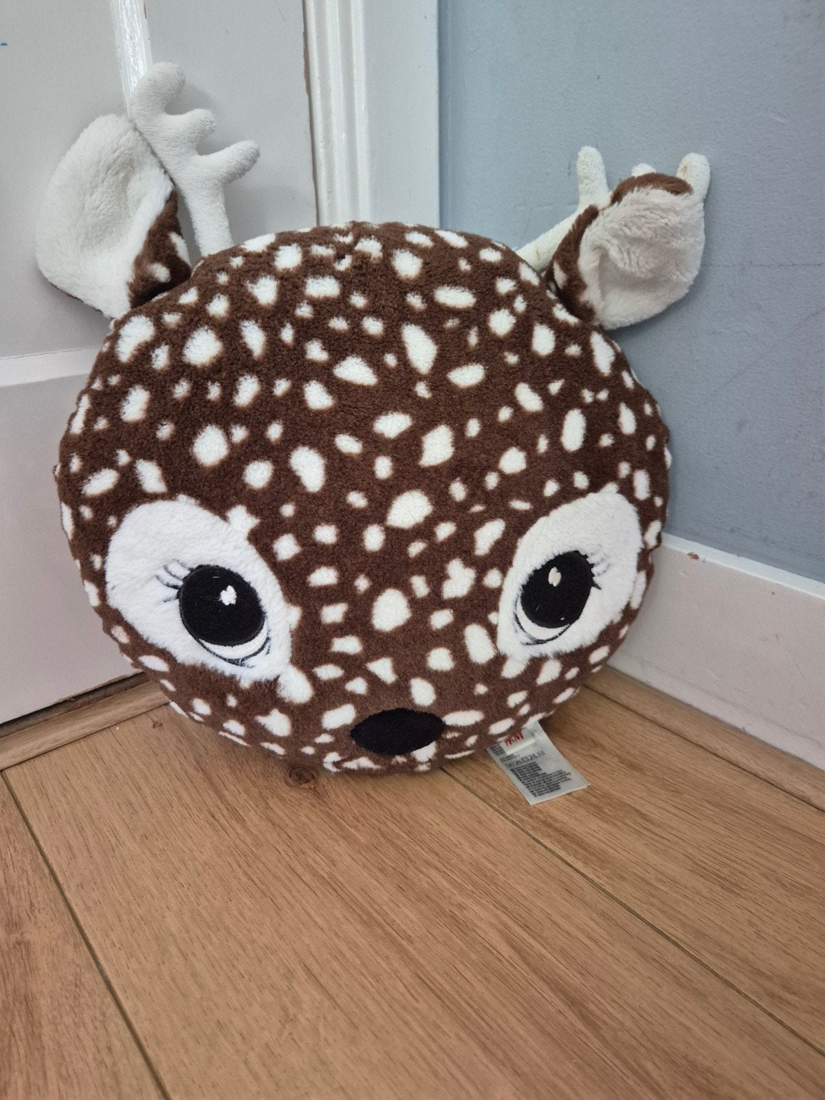 Schattig Bambi Kussen/Knuffel - H&M Home, Overige merken, Overige karakters, Overige typen, Ophalen of Verzenden
