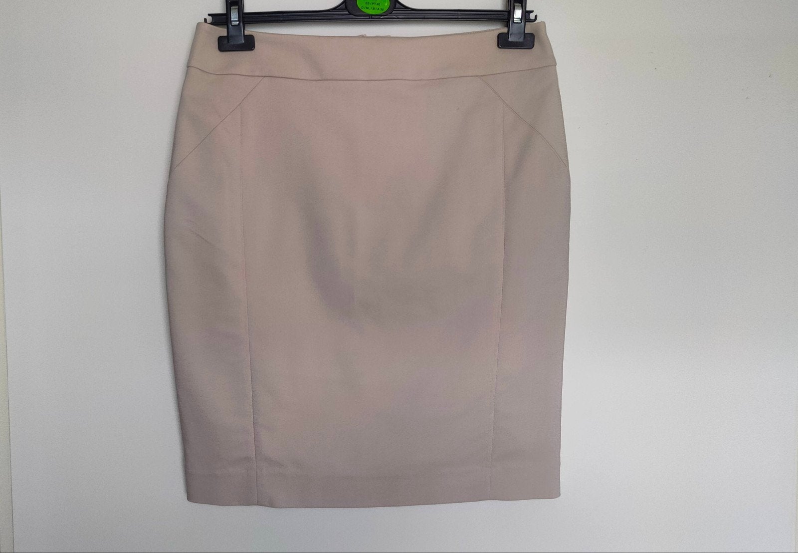 Elegante beige/zandkleurige rok met mooie pasvorm maat 38/40, Maat 38/40 (M), H&M, Beige, Ophalen of Verzenden