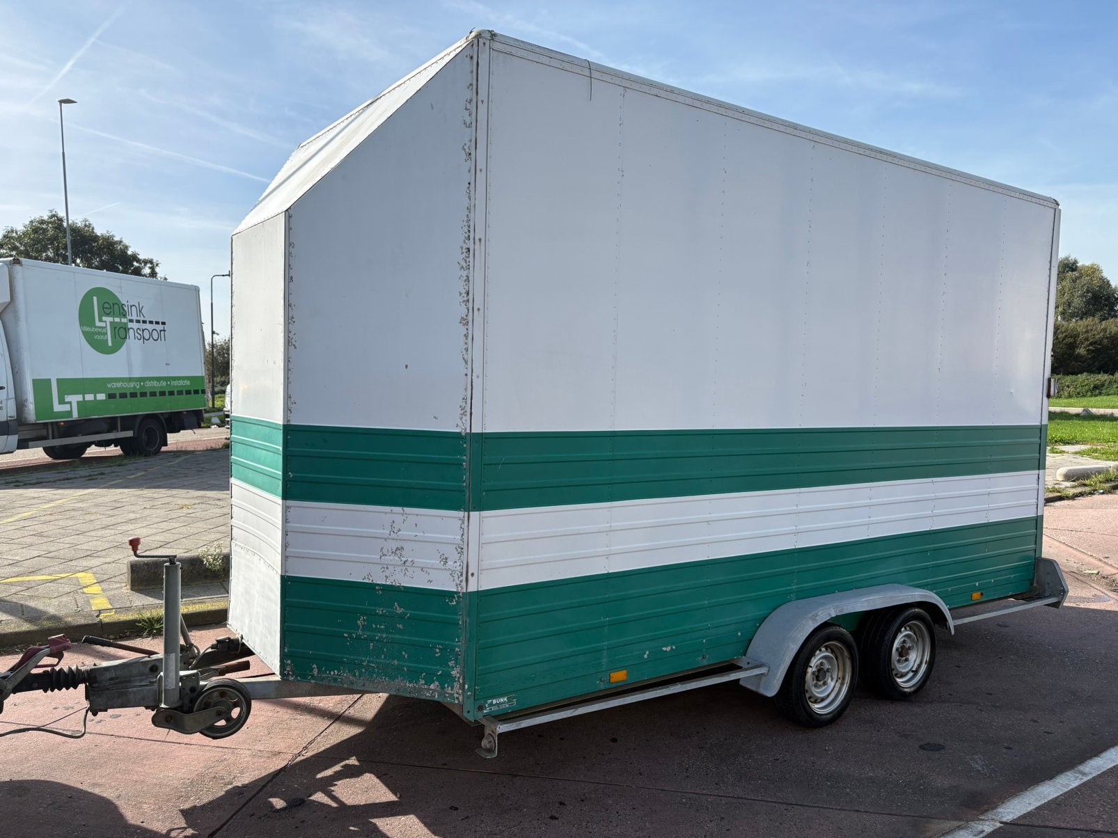 XXL TRAILER MET AFSLUITBARE OPRIJKLEP, Auto diversen, Ophalen, Gebruikt