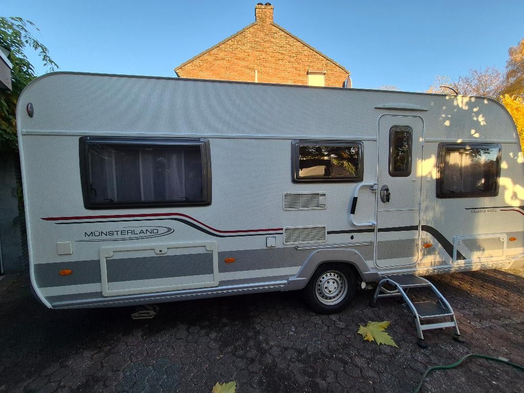 Caravan LMC Musica 490 E 2009 enkelbedden top Kwaliteit, Rondzit, Particulier, 5 tot 6 meter, LMC en Münsterland
