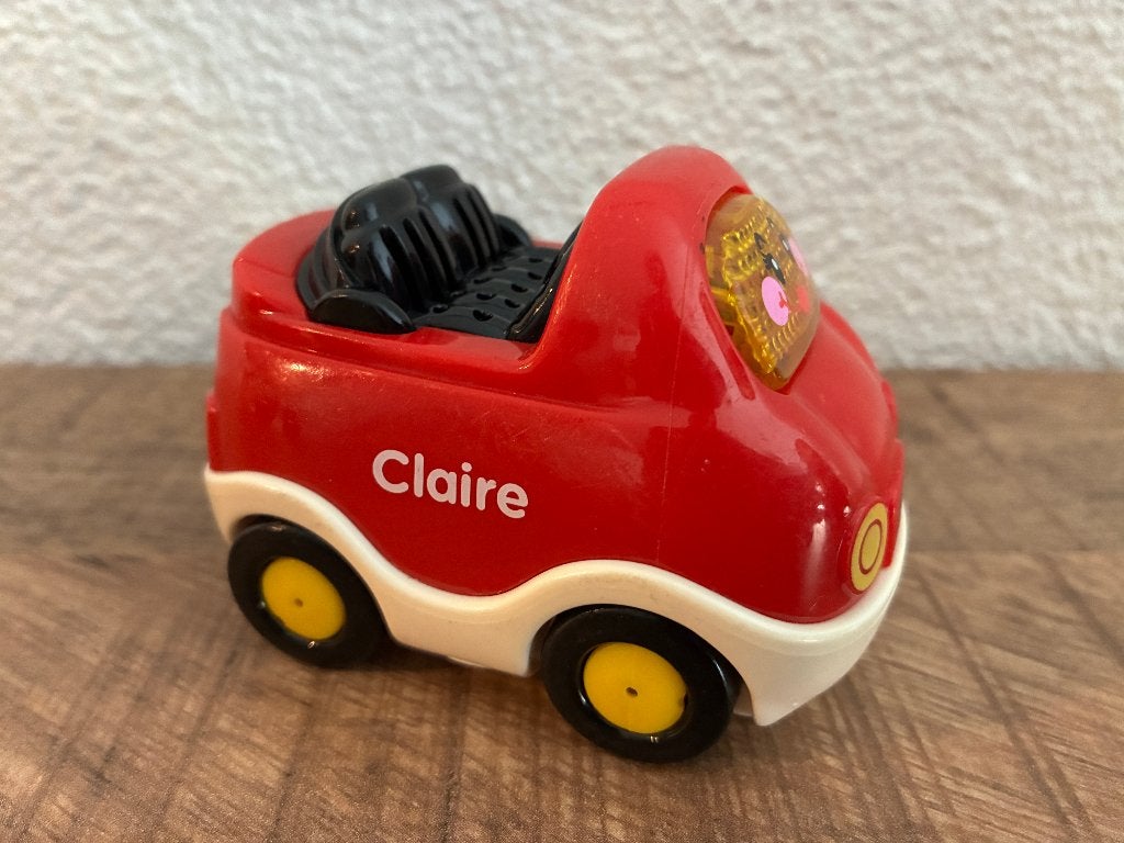 Vtech Toet Toet auto's Claire Cabrio rood in goede staat., Kinderen en Baby's, Ophalen of Verzenden, Gebruikt, 6 maanden tot 2 jaar