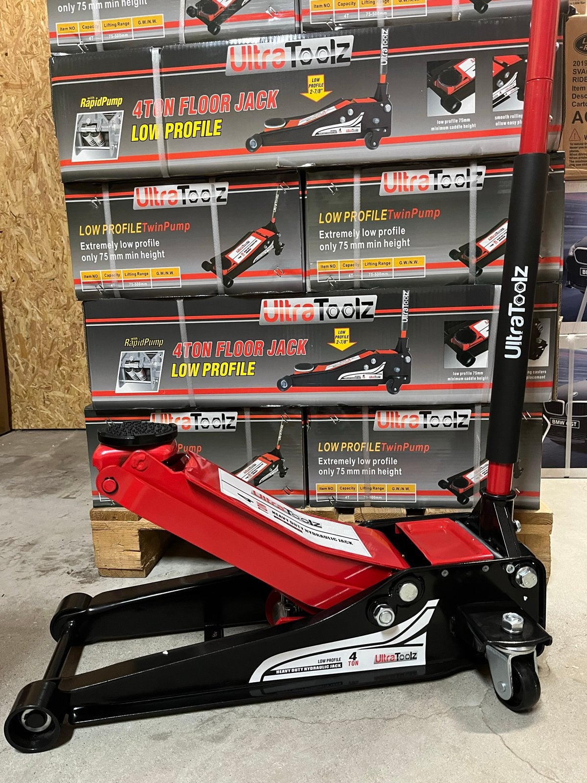 Ultra Toolz 4 Ton Garagekrik - Nieuw in doos, Auto diversen, Krikken, Nieuw, Garagekrik, Hydraulisch, Ophalen