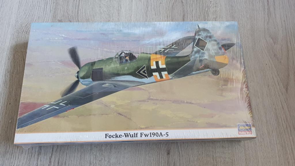 Hasegawa 1/48 Focke Wulf Fw-190A5 gesealde doos, Hobby en Vrije tijd, Modelbouw | Vliegtuigen en Helikopters, Nieuw, Vliegtuig