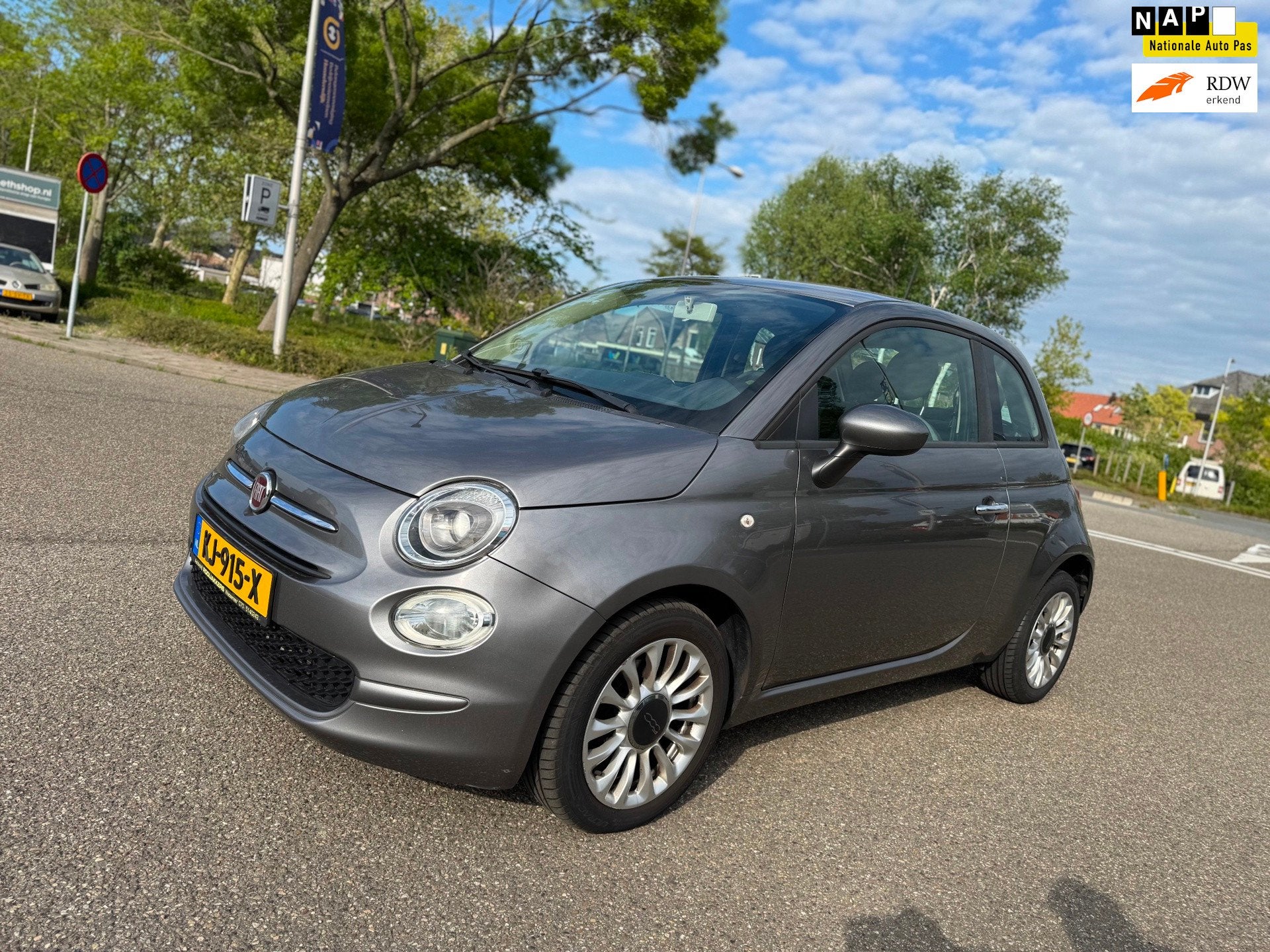 Fiat 500 0.9 TwinAir Turbo Popstar / airco / elek.ramen / lm, Voorwielaandrijving, Stof, 905 kg, Origineel Nederlands