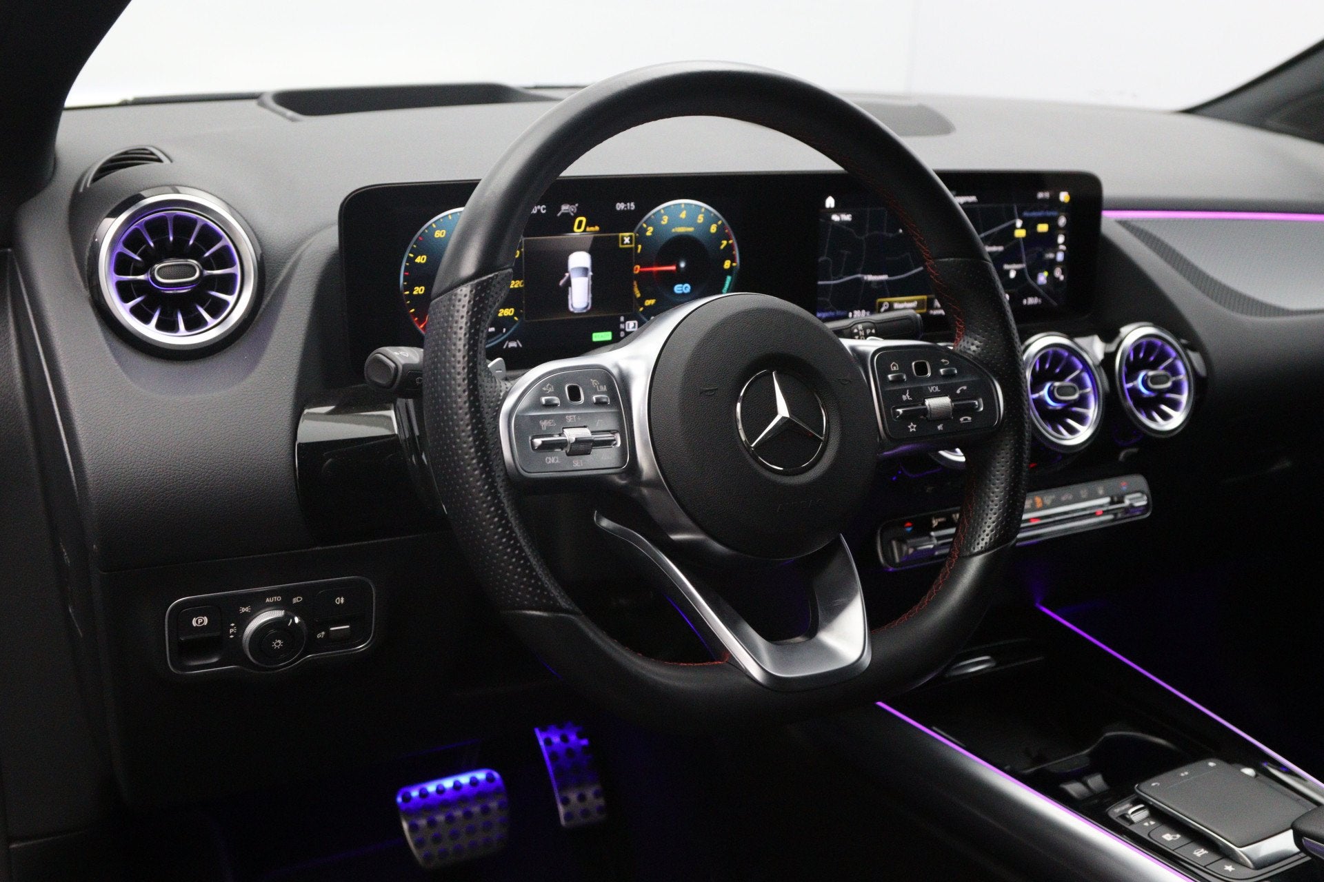 Mercedes-Benz GLA 250 e 218 PK AMG Line PHEV, Trekhaak, Adap, 12 maanden, 77 km/l, Zwart, Bedrijf