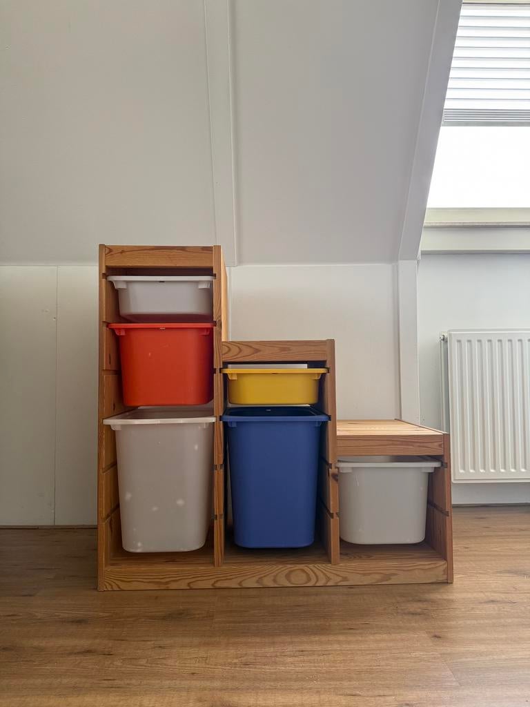 Ouderwets Ikea Trapkast (met bakken), Ophalen, Gebruikt, Kast