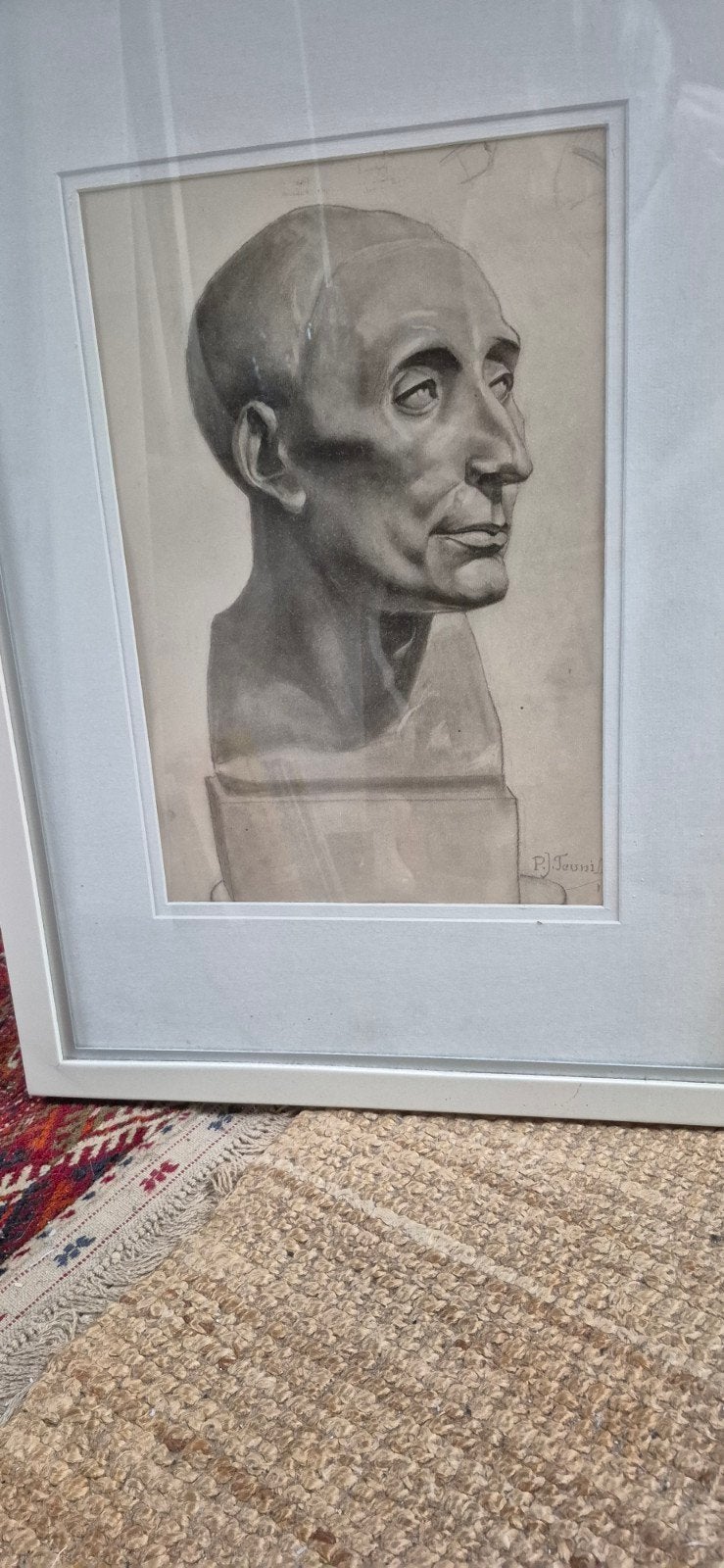 Ingelijste tekening P.J.Teunissen, Ophalen