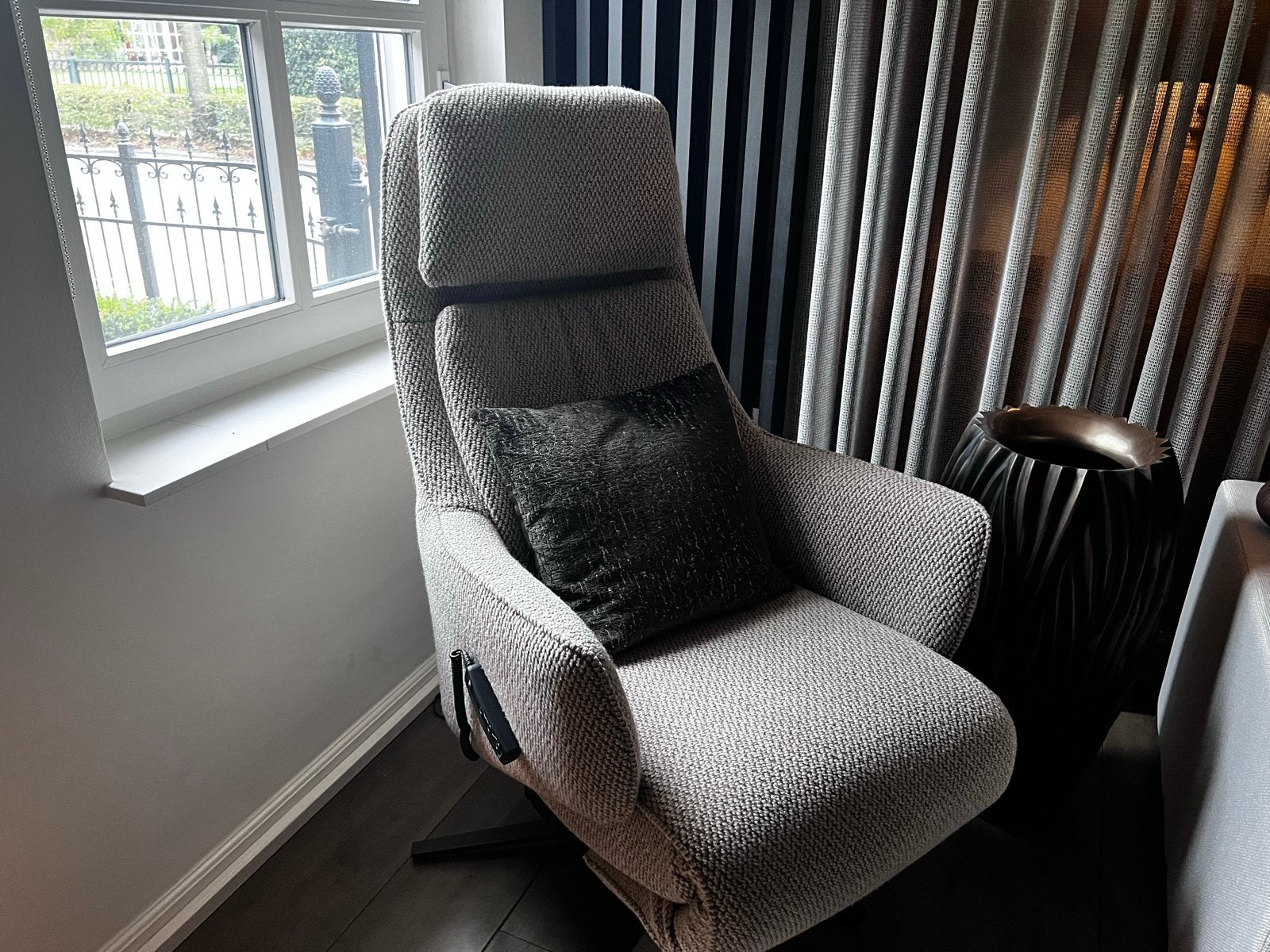 Relaxfauteuil - Nieuw!, Ophalen, Nieuw, Stof, 75 tot 100 cm