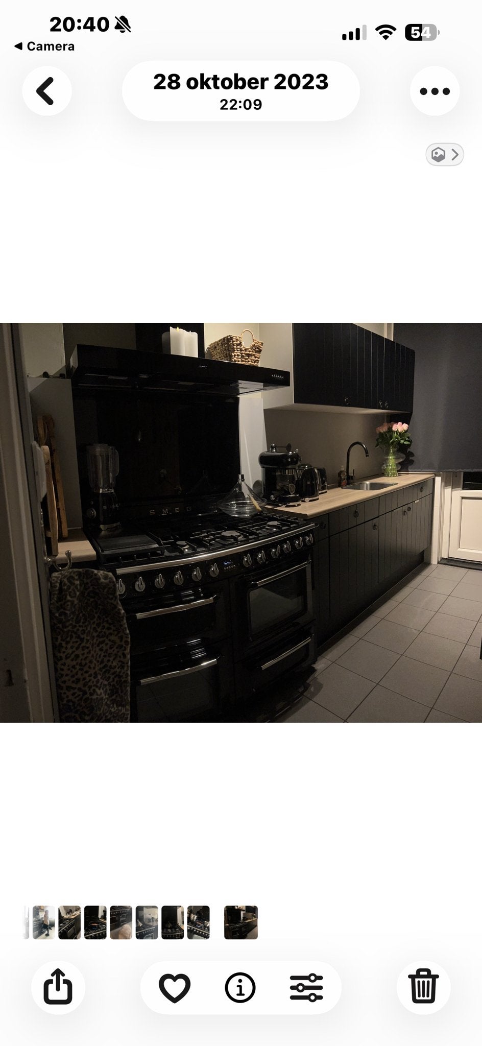 Smeg Victoria TR4110BL1 Gasfornuis 7 pits - Zwart, Witgoed en Apparatuur, Fornuizen, 60 cm of meer, Grill, Ophalen of Verzenden