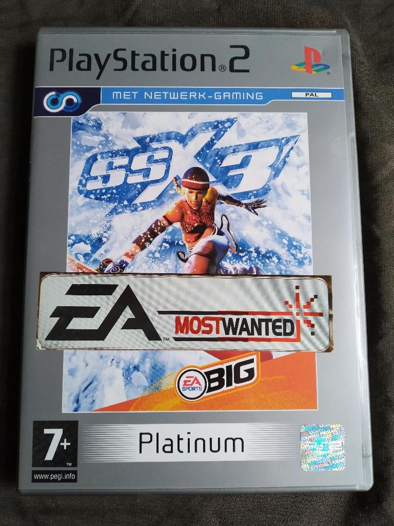 SSX 3 Platinum ( Playstation 2 ), 2 spelers, Ophalen of Verzenden, Zo goed als nieuw, Sport