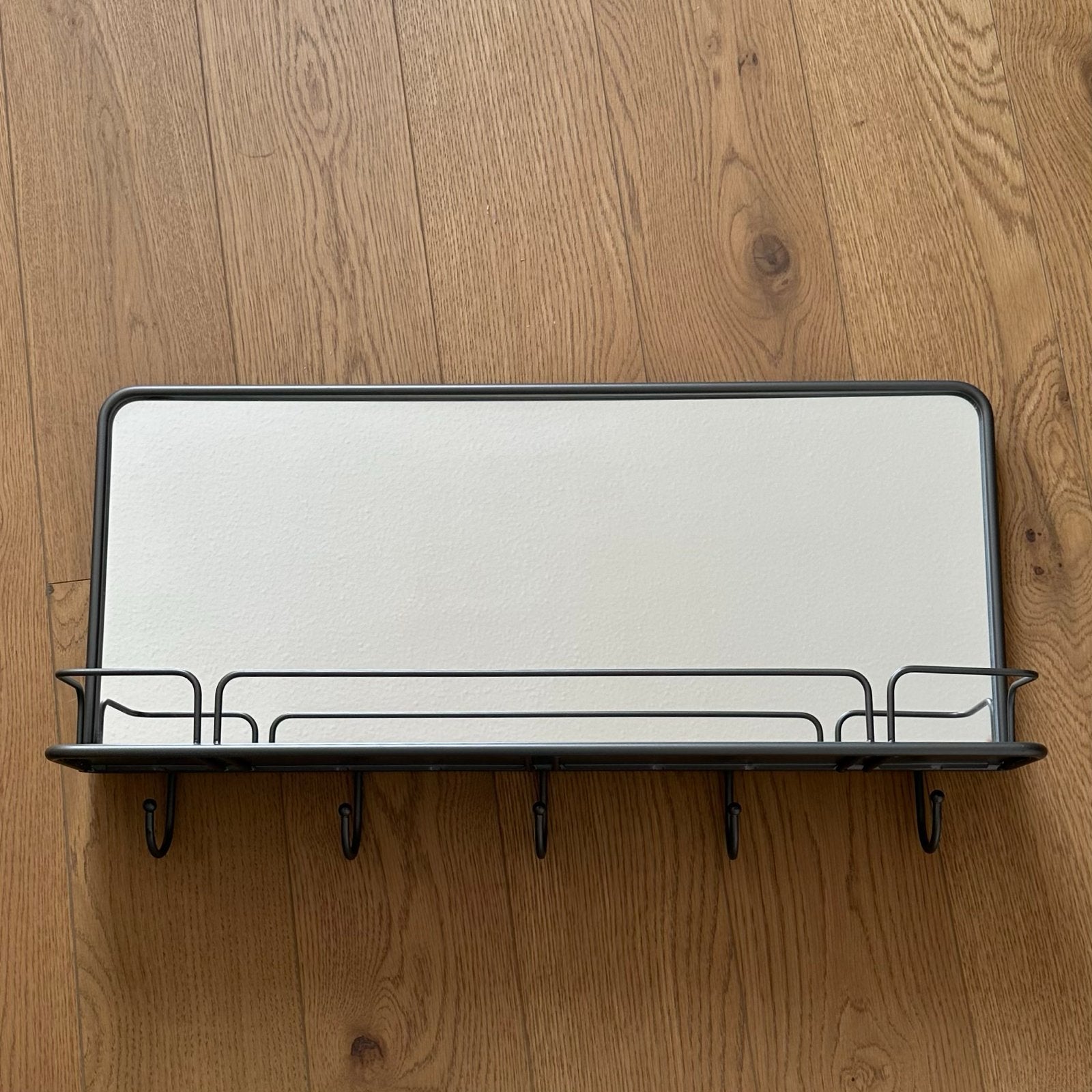 IKEA NISSEDAL spiegel met plankje en haken, Ophalen, Nieuw, Minder dan 100 cm, Rechthoekig