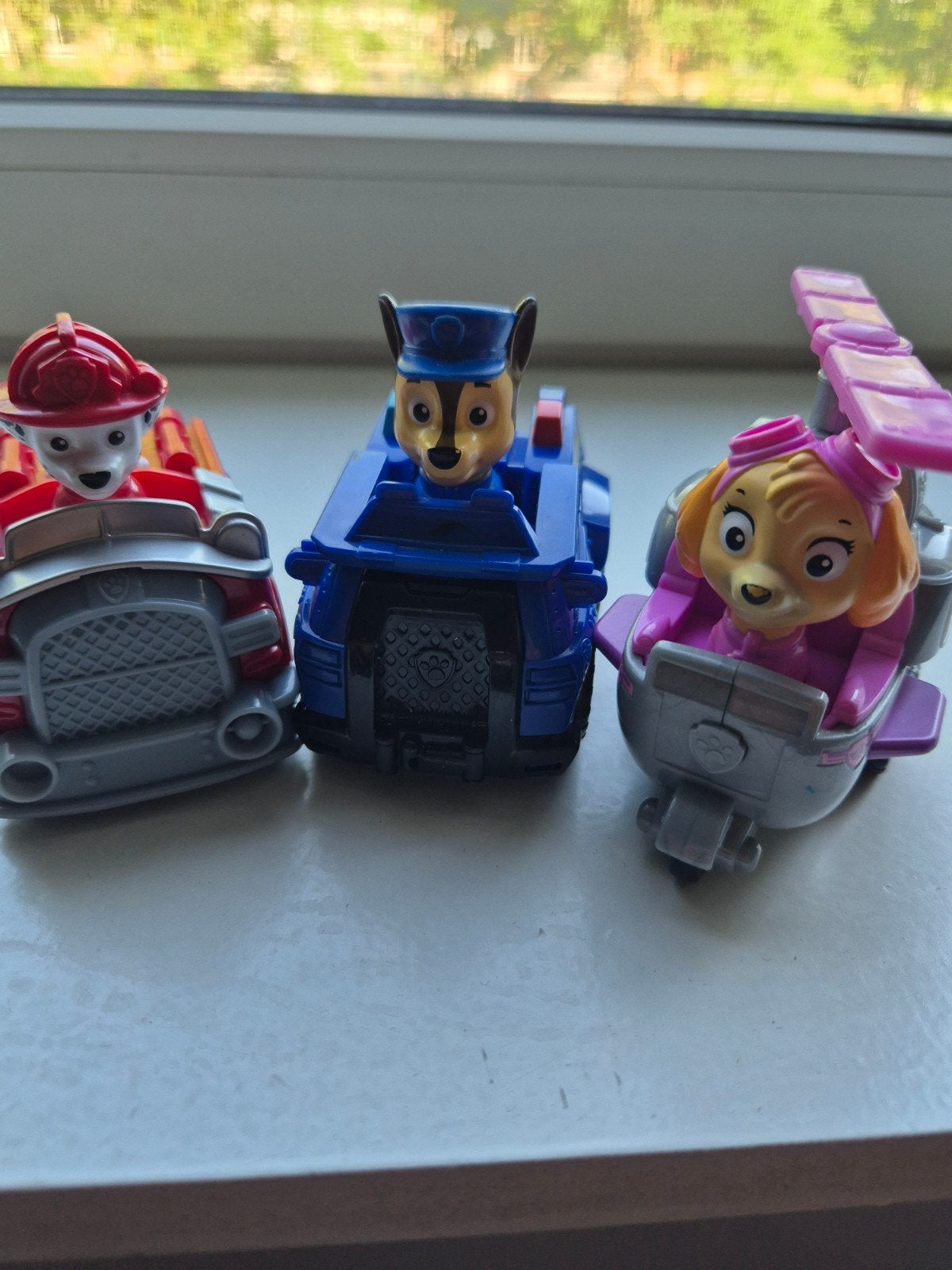 Paw Patrol Speelgoed Voertuigen Set - Marshall, Chase, Skye, Ophalen of Verzenden, Gebruikt