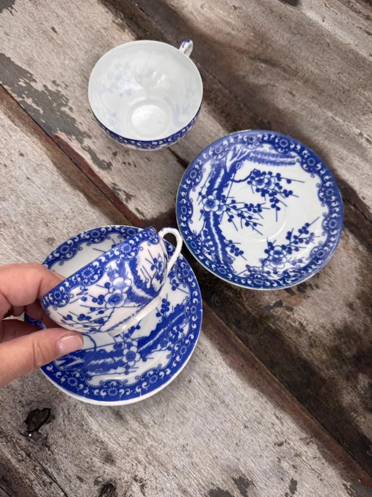 Oude chinese kopjes eierschaal porselein, Antiek en Kunst, Ophalen of Verzenden