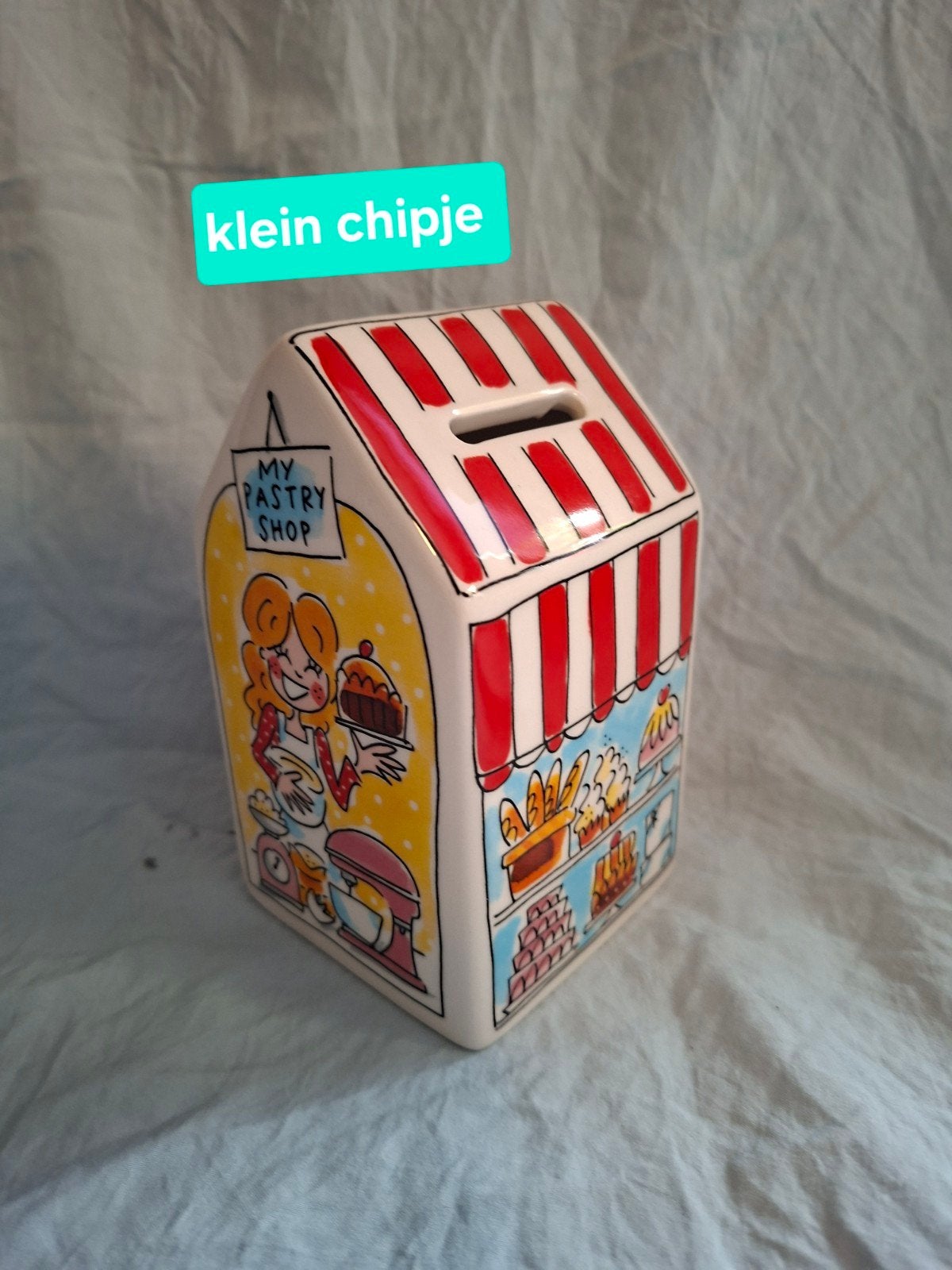 blond Amsterdam spaarhuisje, Ophalen of Verzenden, Steen, Aardewerk of Keramiek, Overige thema's