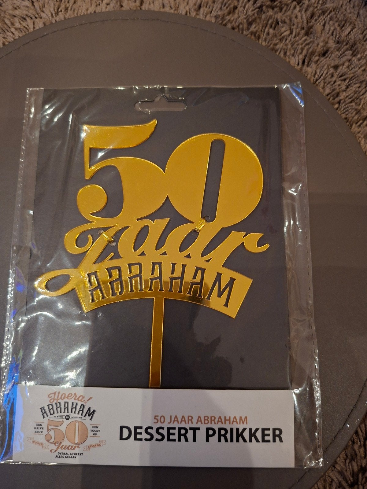 taartprikker abraham, Ophalen of Verzenden, Taarten, Versiering