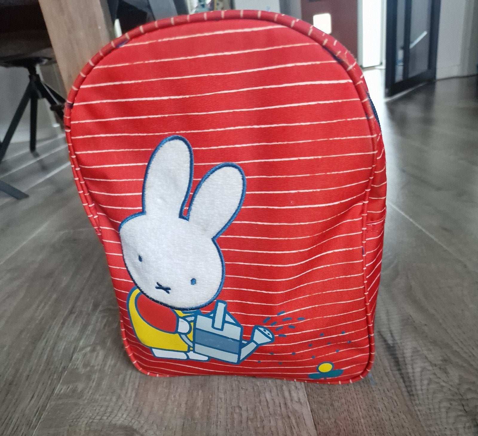 Nijntje rugzakje rood met wit gestreept, Gebruikt, Minder dan 30 cm, Minder dan 25 cm, Ophalen