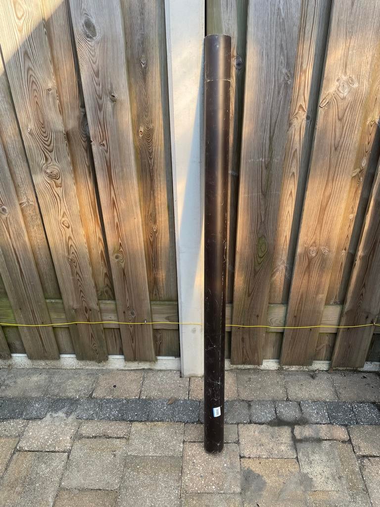 Regenpijp 70mm 130cm met 2 bevestigingen, Ophalen, Pvc, 60 tot 80 mm, Zo goed als nieuw