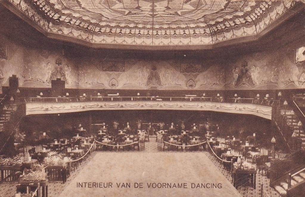 719U Rotterdam Coolsingel Restaurant Dancing Pschorr artdeco, Ophalen of Verzenden, 1920 tot 1940, Ongelopen, Zuid-Holland