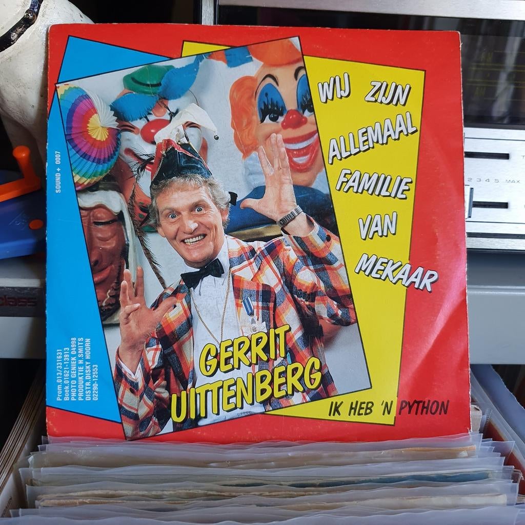 Gerrit uittenberg  - Wij zijn allemaal familie van elkaar, Cd's en Dvd's, Vinyl | Nederlandstalig, Ophalen of Verzenden, Zo goed als nieuw