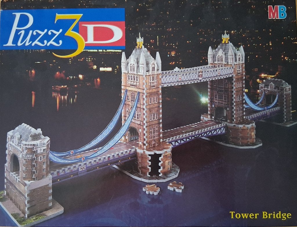Puzz3D - Tower Bridge, Ophalen of Verzenden, 500 t/m 1500 stukjes, Zo goed als nieuw, Rubik's of 3D-puzzel