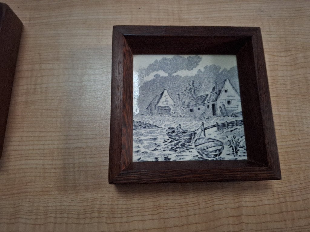 tegeltje boten, Antiek en Kunst, Ophalen of Verzenden