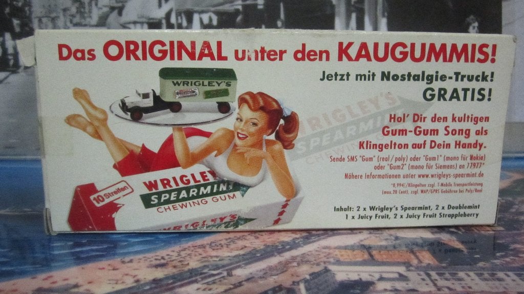 Wrigley's Kaugummi Nostalgie-Truck met Kauwgom (Zeldzaam), Ophalen of Verzenden, Nieuw, Overige typen