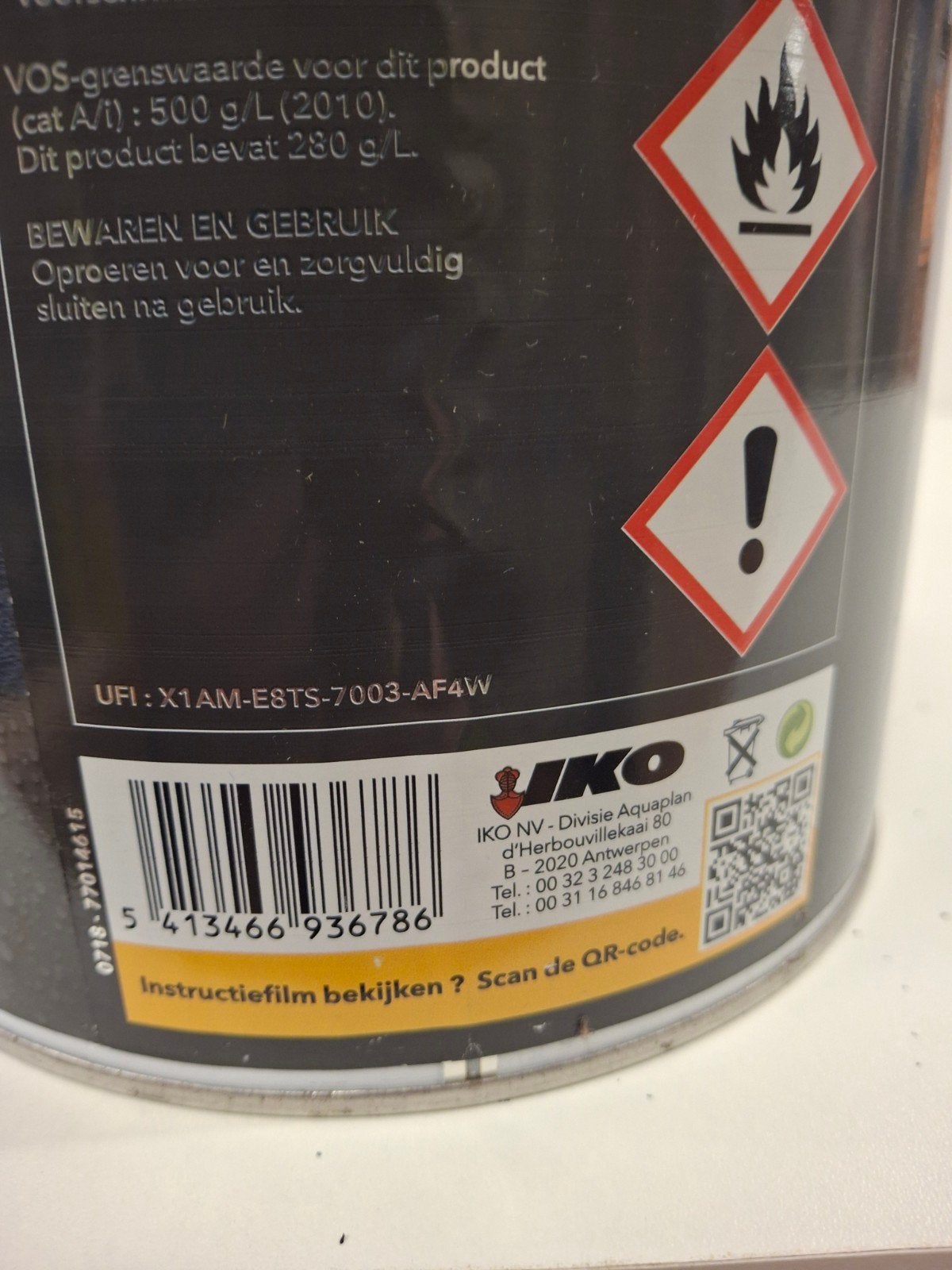 Aquaplan Dak-Coating - Waterdichte Dakbescherming 5kg, Info@aquaplan.com, IKO NV - Divisie Aquaplan, Zwart, Nieuw
