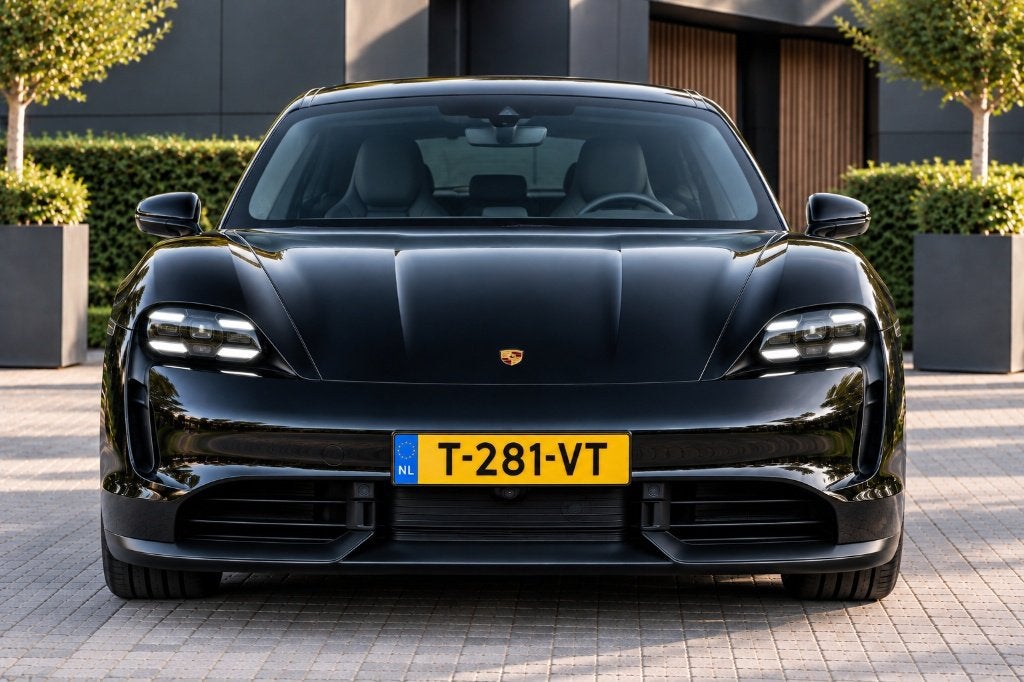 Porsche Taycan 93,4kWh | HUD | InnoDrive | Pano | BOSE, Dealer onderhouden, Zwart, Zwart, Leder