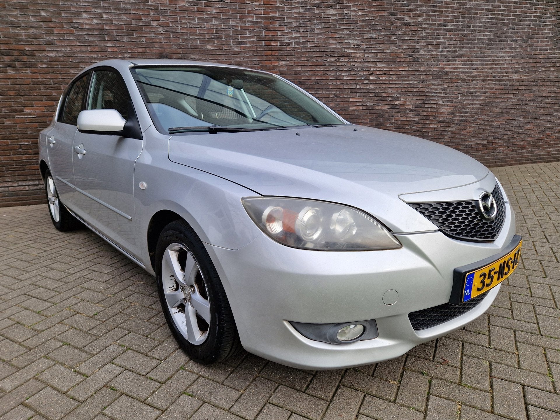 Mazda 3 Sport 1.6 Touring airco cruise trekhaak APK 03-2027, Auto's, Voorwielaandrijving, 1160 kg, Stof, Gebruikt