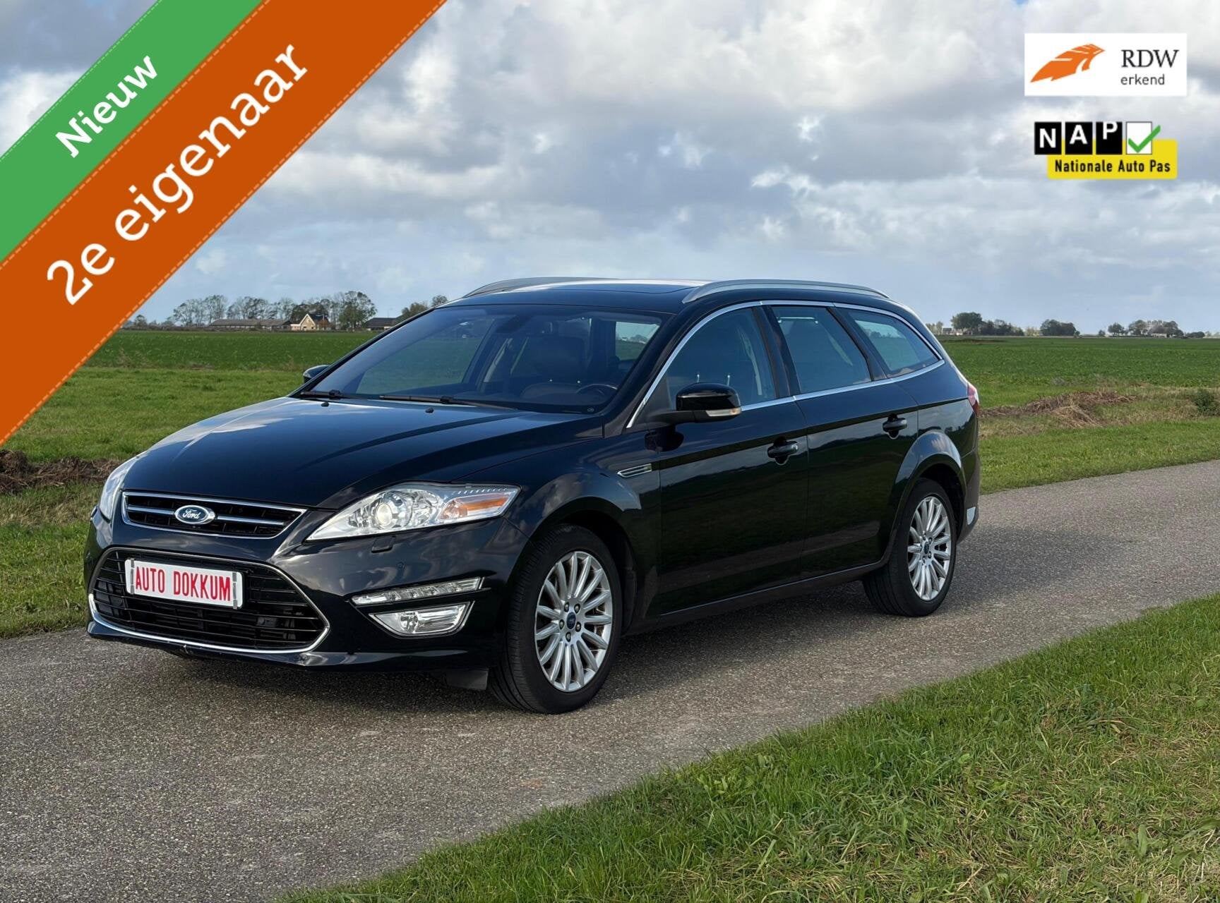 Ford Mondeo Wagon 1.6 EcoBoost Titanium, van 2e EIGENAAR❗, Auto's, Voorwielaandrijving, 15 km/l, Gebruikt, Zwart