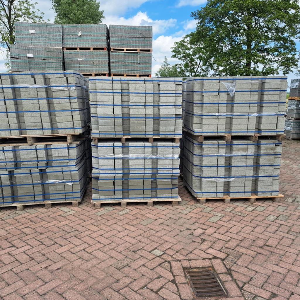 Betonklinker grijs, Tuin en Terras, Tegels en Klinkers, Ophalen of Verzenden, Nieuw, Beton, Klinkers