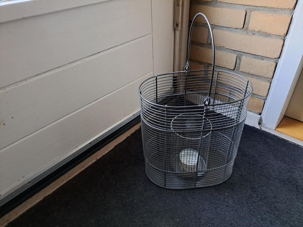 Mooie grote ijzeren windlicht nieuw, Ophalen, Nieuw