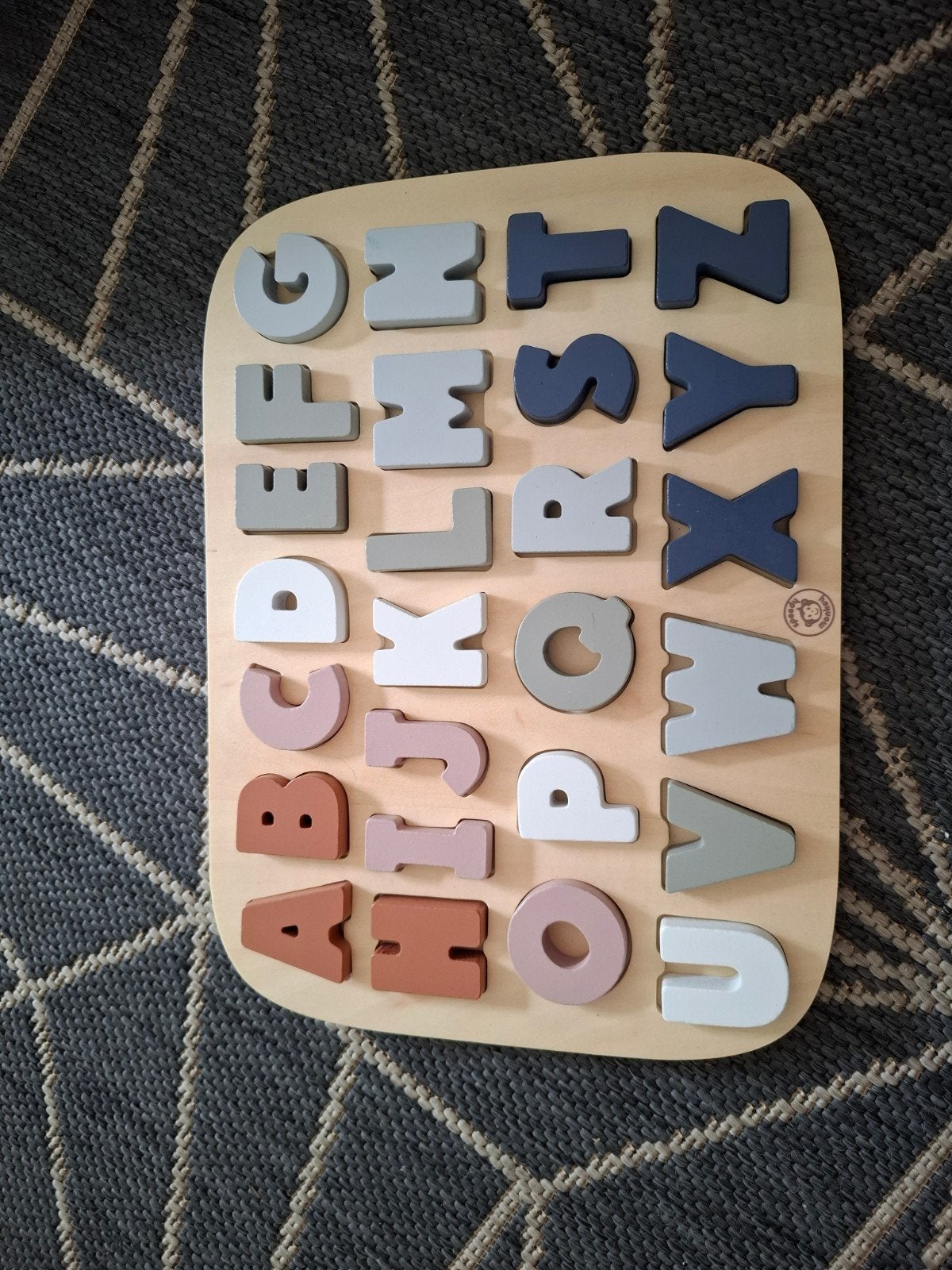 Houten Alfabet Puzzel - Educatief Speelgoed, Ophalen of Verzenden, Zo goed als nieuw, Overige typen
