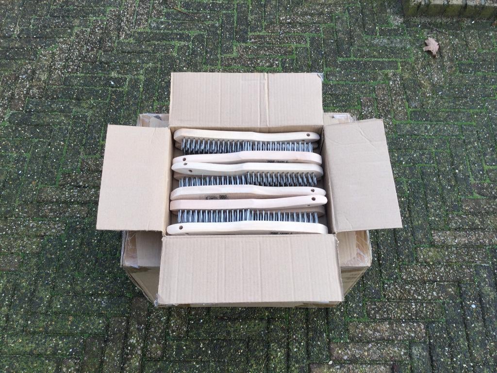 staalborstels, staalborstel, borstel, borstels, Doe-het-zelf en Verbouw, Gereedschap | Handgereedschap, Ophalen of Verzenden, Nieuw