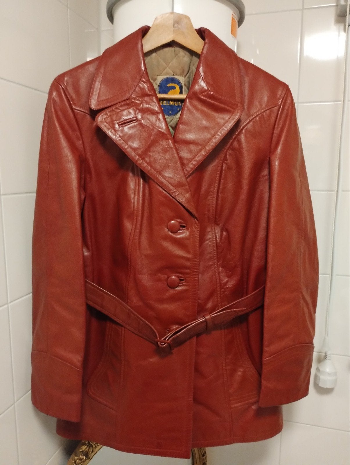 Vintage NOS WW2 Gelmok Leren jas Mint/Deadstock –  maat 40, Kleding | Dames, Ophalen of Verzenden, Nieuw, Maat 38/40 (M)