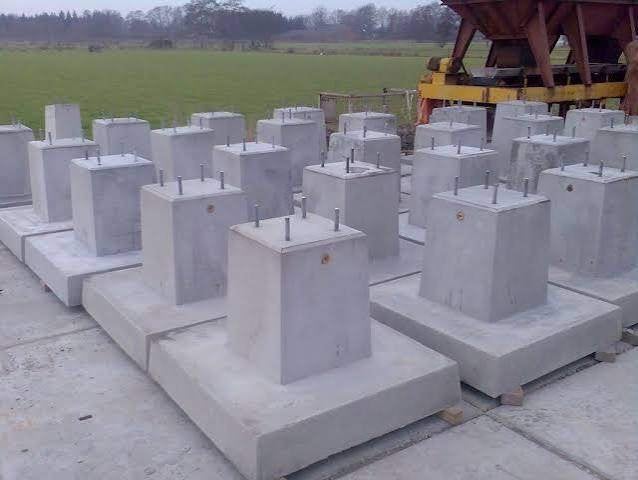 Betonpoeren prefab op maat met draadeinden, Ophalen of Verzenden, Nieuw, Overige typen