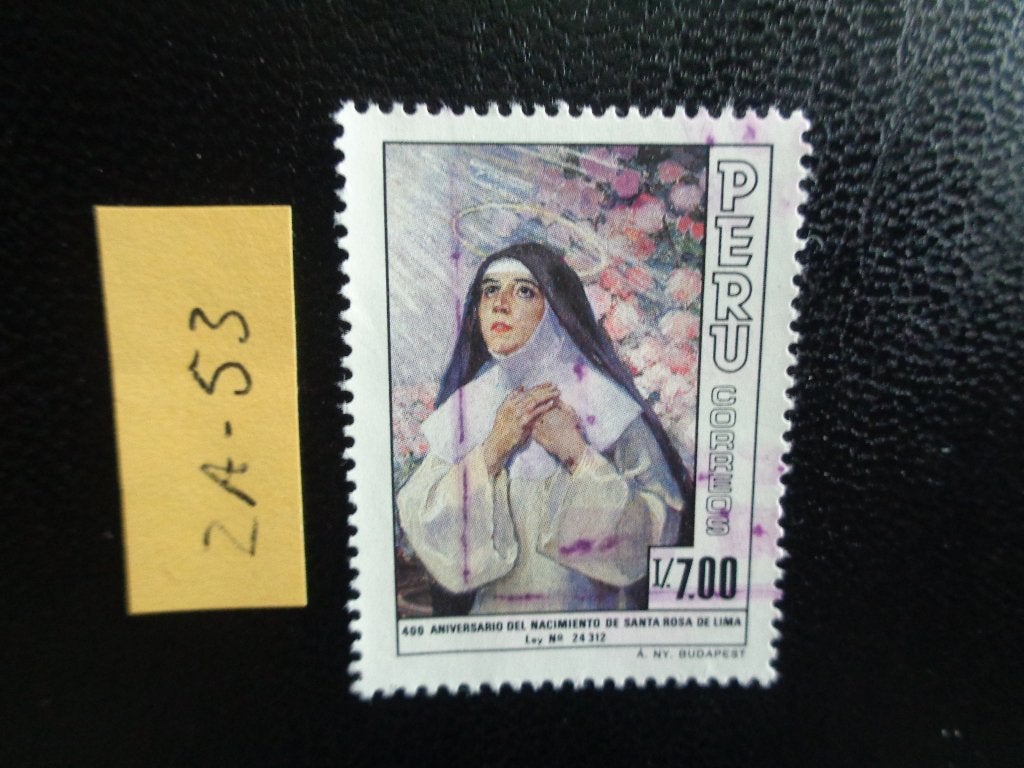 peru - rosa de lima 1986 (za-53), Ophalen of Verzenden, Gestempeld, Zuid-Amerika