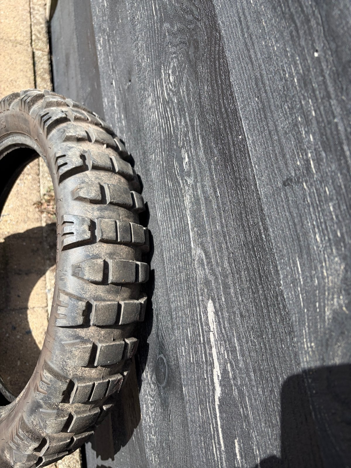 Mitas enduro trail xt+ e09 e-09 130/80/18 90/90/21, Motoren, Ophalen of Verzenden, Gebruikt